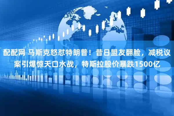 配配网 马斯克怒怼特朗普！昔日盟友翻脸，减税议案引爆惊天口水战，特斯拉股价暴跌1500亿