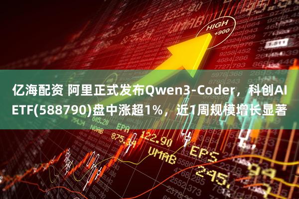 亿海配资 阿里正式发布Qwen3-Coder，科创AIETF(588790)盘中涨超1%，近1周规模增长显著